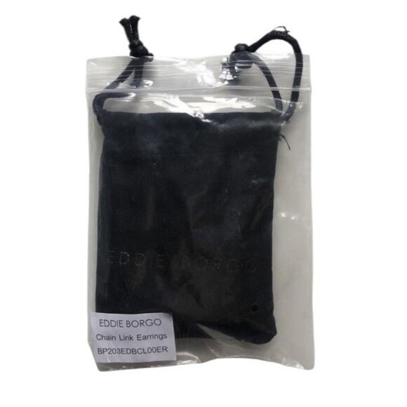 Eddie Borgo Timeless Supra Link Drop Earrings 12K Gold Plated NIP Elegant - Picture 11 of 16